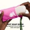 ZOMCHI Bar Soap Saver Bag with Different Roughness, Exfoliating Soap