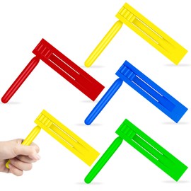 Demonwer 4 Pcs Mexicanas Noise Ratchet Spinning Rattle Ratchet Noise maker Traditional Wooden Matraca for Graduation Birthday Parties Football Games Sporting Events