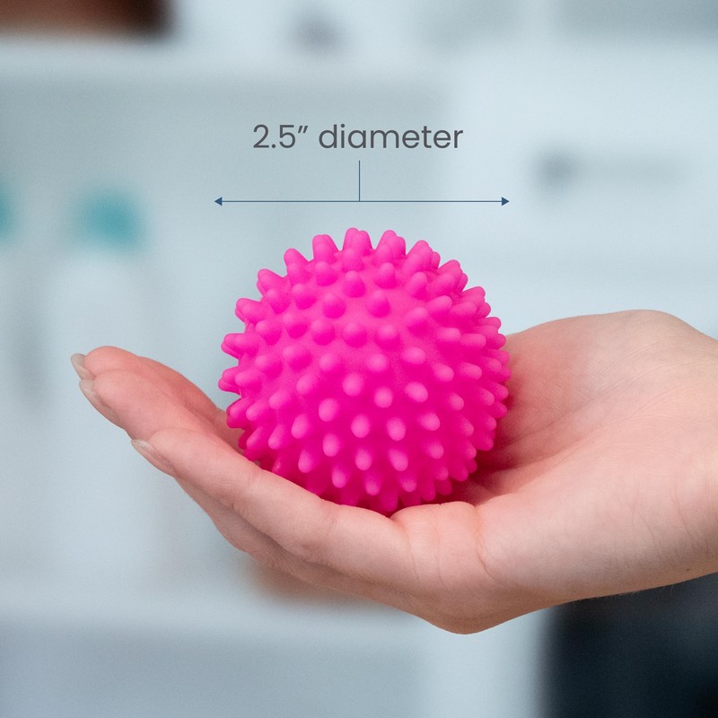 S&T INC. Reusable Plastic Dryer Balls, Fabric Softener for Laundry,