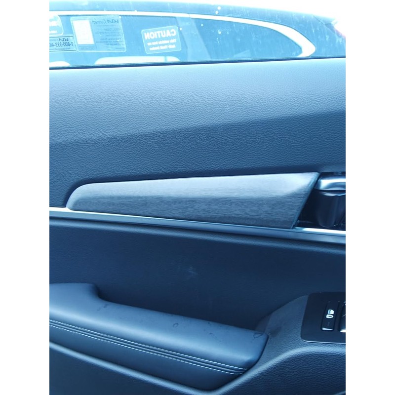 JUIVEEL Matte Wood Grain Style Interior Door Panel Trim Covers