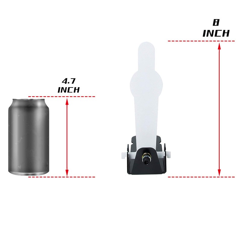 ATFLBOX 2 Pcs Reset Metal Shooting Target Stand with Target