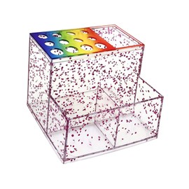 Perfeclan Salon Scissors Holder, Hair Stylist Shears Stand,Large Capacity,Professional Hairdressing Tools Organizer, for Clips Combs