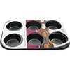 Prima 15109C Non Stick Muffin Baking Tray 1-Piece, Black