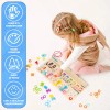 Tablero Logaritmos 3 en 1 Montessori Madera JSXing Juego Educativo
