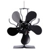 Stove Fan Single Head 5 Blade Wood Burning Fireplace Fan