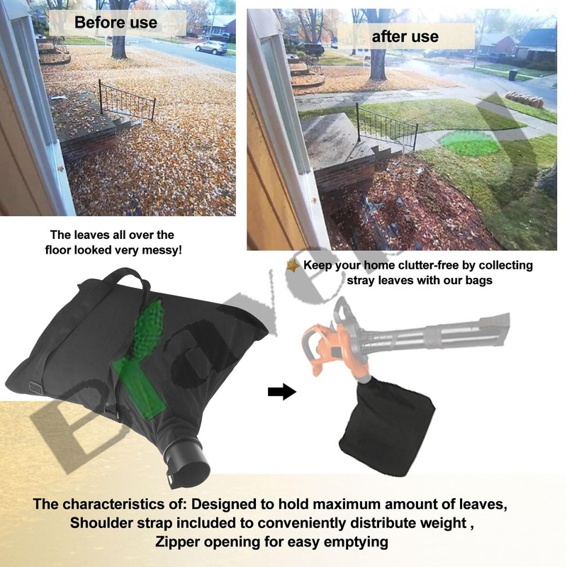 Braveboy 90560020-01 Leaf Blower Shoulder Bag, Compatible with Black &