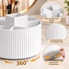 Rotating Makeup Brush Organizer for Vanity Storage – 360° Spinning