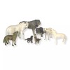 Zaga Toys 8PCS Realistic Wolf Figurines – Wild Animal Pack,