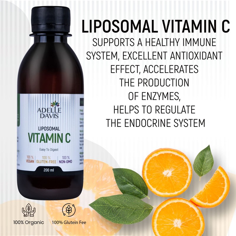 Adelle Davis® Liposomal Vitamin C 1000 mg High Dose Liquid