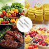 KIMHOME 4Pcs Stainless Steel Potato Fork, 3 Prongs for Vegetables