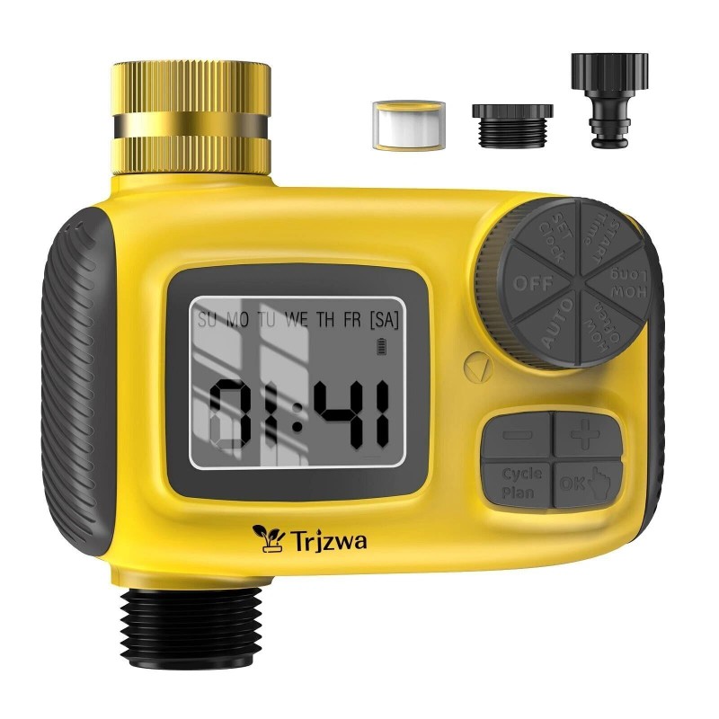 TRJZWA TRJZWA Programmable Water Timer for Outdoor Garden Hose Sprinkler