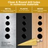 Flintronic HSS Step Drill Bit Set 3 Pieces, Hex Shank
