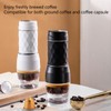 Maual Hand Coffee Maker Portable Travel Coffee Machine Compatible Ground