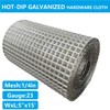 Hardware Cloth,1/4inch 5inx15ft 23 Gauge,Double-Layer Hot-Dip Galvanizing After Welding,Chicken Wire