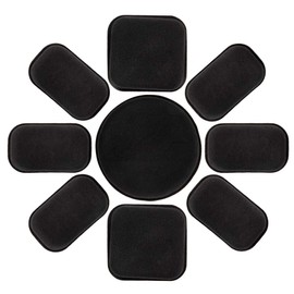 PAXLamb Universal Airsoft Helmet Pads 19pcs/Set Tactical Helmet Replacement EVA Foam Motorcycle Padding Kits Bicycle Bike Accessories Mats for Fast Mich CS ACH FMA USMC PASGT (Black)