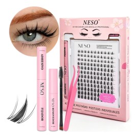 Neso Fairy Kit De Extensiones De Pestañas Raíces Invisibles