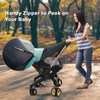 TRIPDAILY Stroller Sun Shade, Functional Sun Protection Extension Compatible with