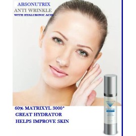 Absonutrix Anti-wrinkle with Hyaluronic acid 2-1.7oz Absonutrix Anti-Wrinkle Hyaluronic Acid 60% Matrixyl 3000 Collagen