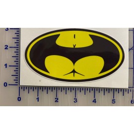 Egl Funny Buttman Superhero Hardhat Helmet Vinyl Sticker Decal Ass Jdm Stance