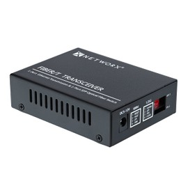 Networx® Gigabit Ethernet Fiber Media Converter - UTP to 1000Base-LX - LC Sing...