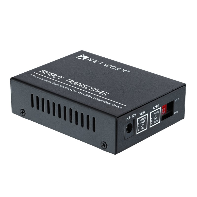 Networx® Gigabit Ethernet Fiber Media Converter - UTP to 1000Base-LX