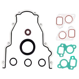 LIMICAR Timing Cover Set Water Pump Gaskets Crankshaft Seal TCS45993 Compatible with GM LS LS1 LS6 LS2 LS3 LQ9 LQ4 4.8 5.3 5.7 6.0