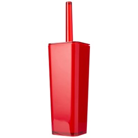 Kleine Wolke 5061459856 Easy WC-Bürstenhalter, mohnrot