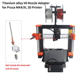 BCZAMD Prusa i3 MK4 3D Printer Throat - Nextruder V6 Nozzle Adapter Replacement Bimetal Heatbreak Adapter: High Temperature Resistance Hotend Accessories Compatible with Original Prusa MK3.9 XL