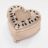 THINGS REMEMBERED Engraved Gold Heart Anastasia Clover Jewelry Box (Free