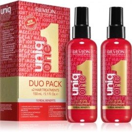 Revlon Professional Uniq One All-in-One Hair Treatment all Types UK SELLER - origional red edition pack of 2