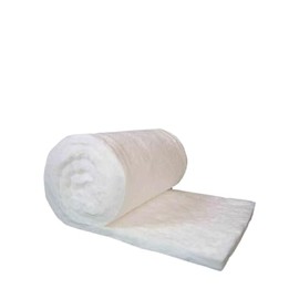 UniTherm Ceramic Fiber Insulation Blanket Roll, (2400°F)(24"x12"x1") for Kilns, Ovens, Furnaces, Forges, Stoves and More! Includes Face Mask, Latex Gloves, and Knife