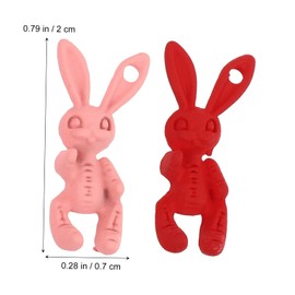 OHPHCALL DIY Nail Art Skull Rabbit Stickers 10pcs Set Manicure Decals Girl Nail Decorations Perfect for Parties