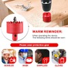 60mm Hole Saw,HSS Bi-Metal Hole Cutter with Pilot Drill Bit,Hole