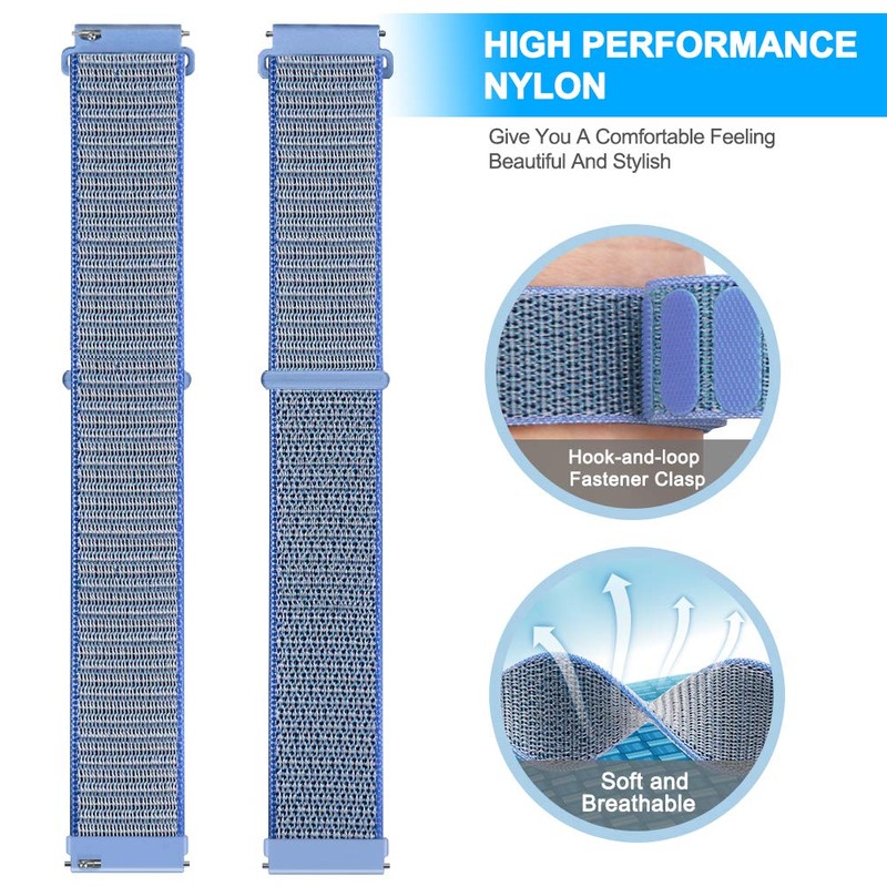 Runostrich Watch Band, 0.8 inch (20 mm), 0.9 inch (22