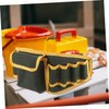 Operitacx Canvas Tool Storage Bag for Electricians Thickened Tool Pouch