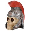 Resin Soldier Skull Modeling Statue Skeleton Sculpture Home Desktop Decoration