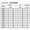 AERZETIX - C67088-Pack of 25 Universal Dowels Diameter 10 x