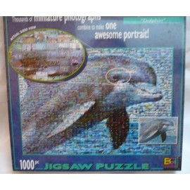Photomosaic Dolphin Jigsaw Puzzle 1000pc
