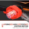 Mini Cordless Chainsaw Kit, Upgraded 6" One-Hand Handheld Electric Portable