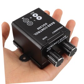 BUGUUYO Audio Amplifier Level Controller Bass Knob Volume Control for and Subwoofer Amplifiers Frequency and Bass Effects Sturdy and Construction