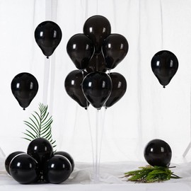 Black Balloons 5 inch,Latex Balloons,Pack of 100