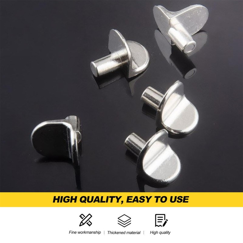 Shelf Pins Pegs 5mm, 40pcs Shelf Support Holders Pegs L