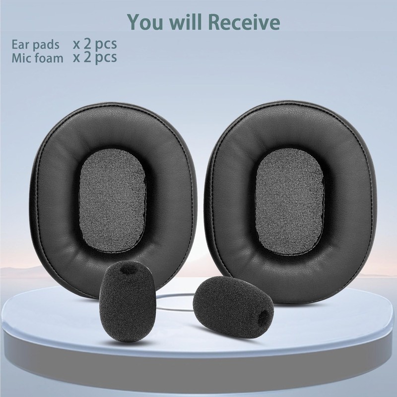 HAIZEEN Ear Pads Compatible with Trust GXT 414 ZAMAK Headset