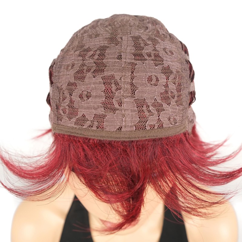 Lydell 8" Short Layered Shaggy Wavy Wigs Full Heat Resistant