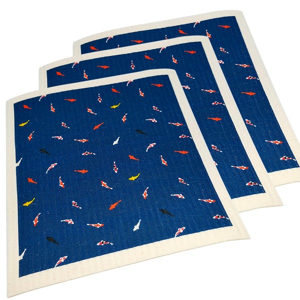 imachu Sponge Wipe, Cellulose Cloth, Dish Towel, Quick Drying, Water