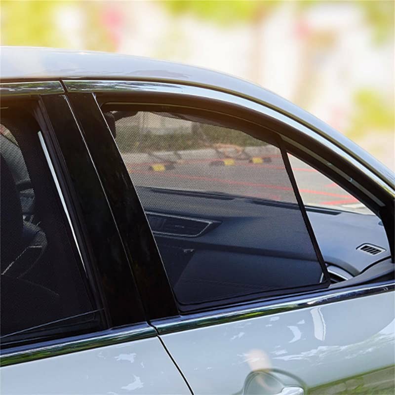 AIMALL 4PCS Magnetic Car Window Sun Shade Set for UV