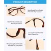 Firmoo Round Blue Light Blocking Glasses for Men/Women, Tortoise Computer