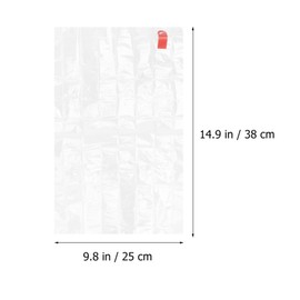 Yardwe 50 Pieces Turkey Oven Bags: Oven Cooking Roasting Bags Transparent Poultry Heat Packaging Freezer Bags Meat Turkey Fish Ham Beef Seafood Vegetables