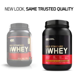 Optimum Nutrition Gold Standard 100% Whey Protein Powder, Chocolate Peanut Butter, 2 Pound (Pack of 1) - Packaging May Vary