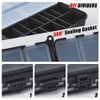 SUPERFINDINGS 4Pcs Fishing Tackle Box Organizer Multi-Compartment Fishing Tackle Box